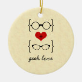 Geeky Glasses Ornament (Voorkant)