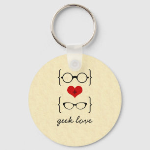 Geeky Glasses Sleutelhanger