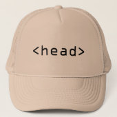 Geeky HTML<head>trucker pet / pet (Voorkant)