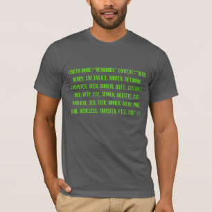 Geeky HTML Source Code T-Shirt
