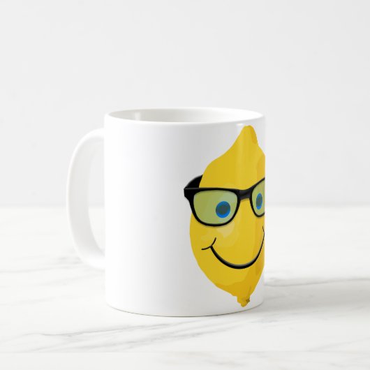 Geeky Lemon Head Mok (Voorkant links)
