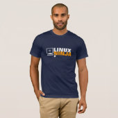Geeky Linux Ninja T-shirt (Voorkant volledig)