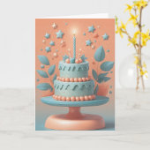 Geeky Nerds Birthday Delight Kaart (Gele Bloem)