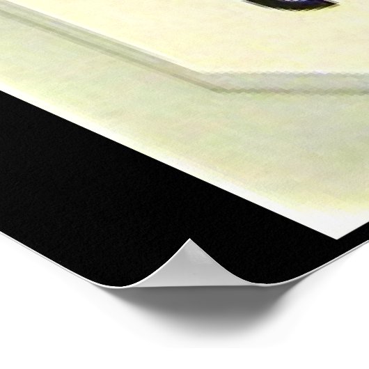 Geeky nerdy 1980s cassette retro cassette tape poster (Hoek)