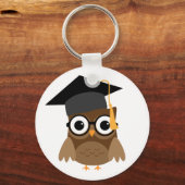 Geeky Owl met bril en de Sleutelhanger van het Afs (Voorkant)