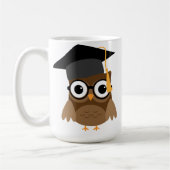 Geeky Owl met bril en Mok van de Lampvoet van de G (Links)