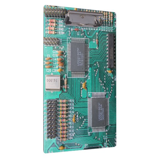 Geeky, printplaat, computer moederbord klembord (Rechts)