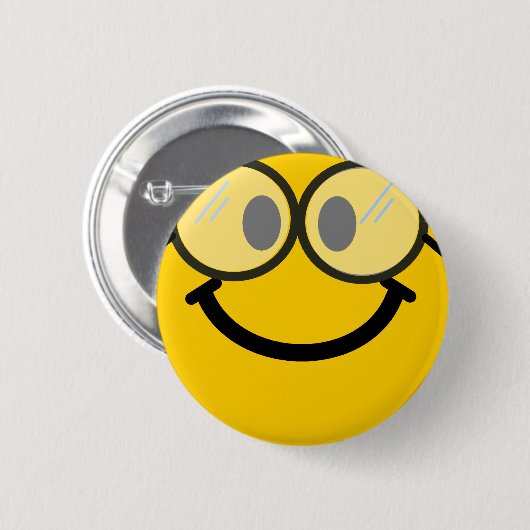 Geeky Ronde Button 5,7 Cm (Voorkant /achterkant)