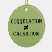 Geeky Scientist Keramisch Ornament (Links)