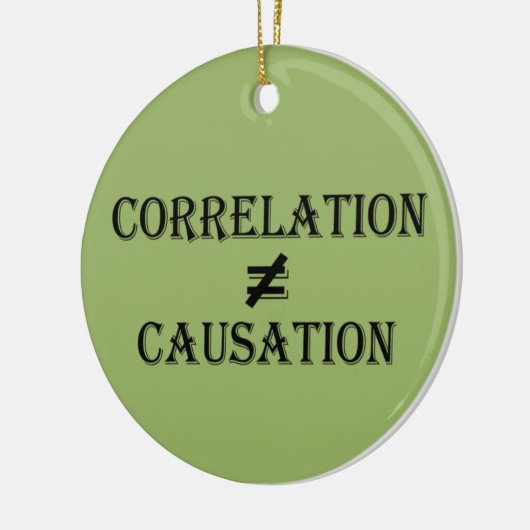 Geeky Scientist Keramisch Ornament (Links)