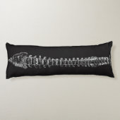 Geeky Spine Anatomy Spinal Cord Vertebral Column Lichaamskussen (Achterkant)