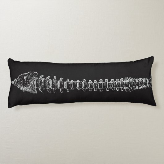 Geeky Spine Anatomy Spinal Cord Vertebral Column Lichaamskussen (Achterkant)