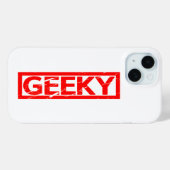 Geeky Stamp Case-Mate iPhone Case (Achterkant (horizontaal))