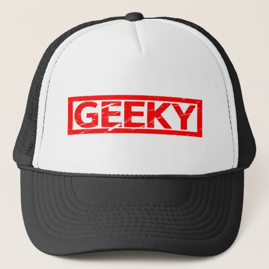 Geeky Stempel Trucker Pet (Voorkant)
