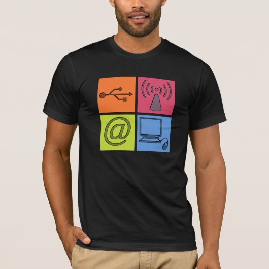 Geeky Symbols T-shirt (Voorkant)