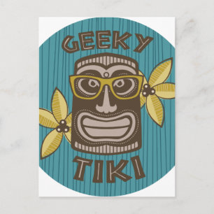 Geeky Tiki Briefkaart