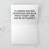 Geeky Valentijnsdag Kaart (Binnen)