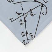 Geeky Wiskunde wiskunde gepersonaliseerd Fleece Deken (Hoek)