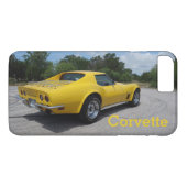 Geel 1973 Corvette Stingray Case-Mate iPhone Case (Achterkant (Horizontaal))