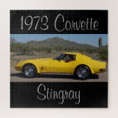 Geel 1973 Corvette Stingray Legpuzzel (Verticaal)