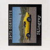 Geel 1973 Corvette Stingray Puzzle Legpuzzel (Verticaal)