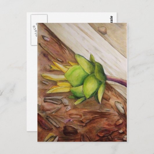 "Geel 1" Briefkaart (Voorkant / Achterkant)