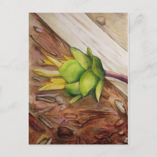 "Geel 1" Briefkaart (Voorkant)