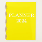 Geel 2024 planner (Voorkant)