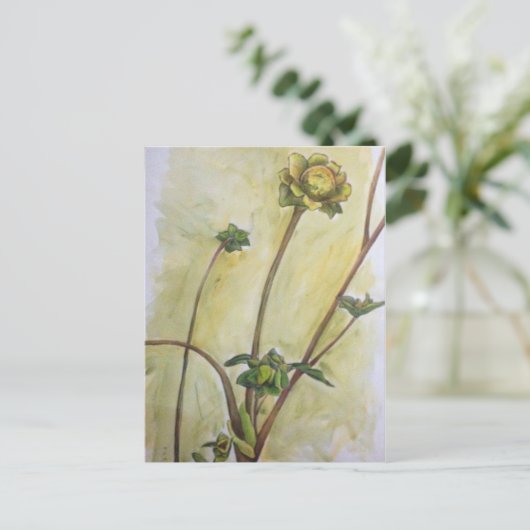 "Geel 2" Briefkaart (Staand voorkant)