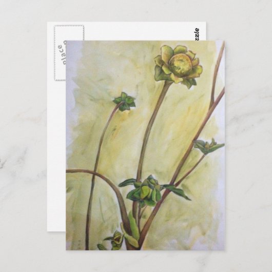 "Geel 2" Briefkaart (Voorkant / Achterkant)