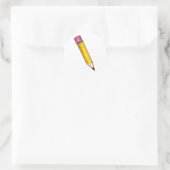 Geel #2 Sharp School Pencil Roze Stickers (Tas)