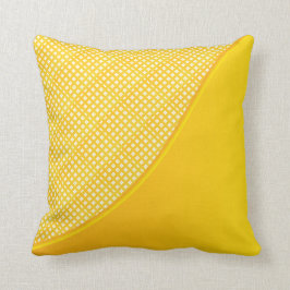 Geel 2-zijdig dubbel patroon | Funky and Cute Kussen