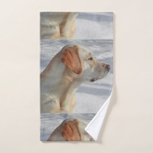 geel 4 lab bad handdoek (Handdoek)