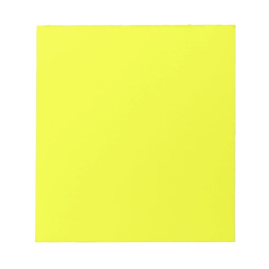 Geel 5,5-inch x 6-inch Notitieblok - 40 pagina's (Voorkant)