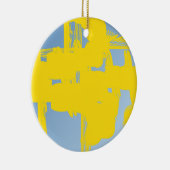 geel 783 abstracte kunst keramisch ornament (Rechts)