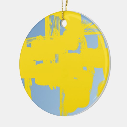 geel 783 abstracte kunst keramisch ornament (Links)