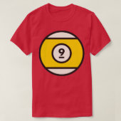 Geel 9 poolval t-shirt (Design voorkant)
