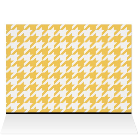 Geel Aangepast geluid Dank u wel (Binnen Horizontaal (Boven))