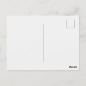 Geel Aangepast Postkaartontwerp Briefkaart (Achterkant)