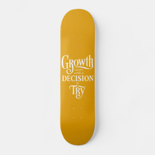 Geel aangepast skateboard - Groei begint