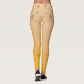 Geel Aangepaste Leggings (Achterkant)