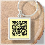 Geel | Aangepaste QR-code scannable Sleutelhanger<br><div class="desc">Op zoek naar een krachtige marketingtool om uw bedrijf te verbeteren? Zoek niet verder dan onze QR code sleutelhangers! Met de mogelijkheid om een QR-code direct op de sleutelhanger te creëer, kunt u uw klanten eenvoudig naar uw website, sociale mediapagina's of andere online mediaplatforms leiden. Deze sleutelhangers maken geweldige weggeefacties...</div>