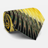 Geel Abstract 2 ~ stropdas (Opgerold)