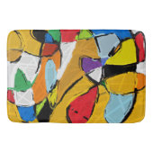 Geel Abstract badmat (Voorkant)
