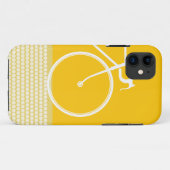 geel Abstract Bicycle iPhone 5 Hoesje (Achterkant (horizontaal))