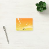  Geel Abstract-DIY Jouw naam Post-it Opmerkingen Post-it® Notes (Kantoor)