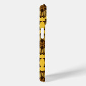 Geel Abstract Floral Pattern Case-Mate iPhone Case (Achterkant / Rechts)