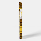 Geel Abstract Floral Pattern Case-Mate iPhone Case (Achterkant / Links)