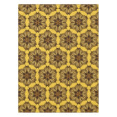 Geel Abstract Floral Pattern Tafelkleed (Voorkant)