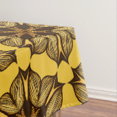Geel Abstract Floral Pattern Tafelkleed (Voorbeeld)